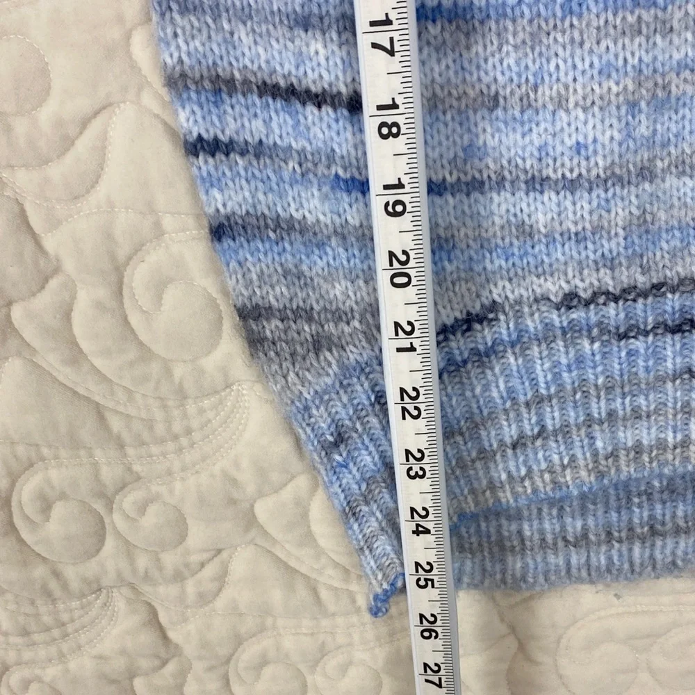 Mexx Turtle Neck Sweater Blue Size Medium - Picture 6 of 8